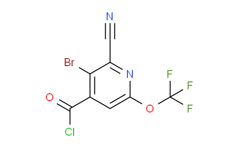 AM25725 | 1803985-62-7 | 3-Bromo-2-cyano-6-(trifluoromethoxy)pyridine-4-carbonyl chloride