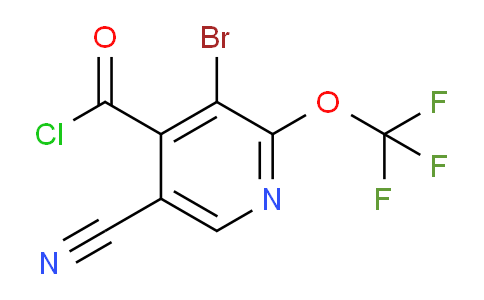 AM25731 | 1804395-90-1 | 3-Bromo-5-cyano-2-(trifluoromethoxy)pyridine-4-carbonyl chloride