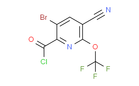 3-Bromo-5-cyano-6-(trifluoromethoxy)pyridine-2-carbonyl chloride