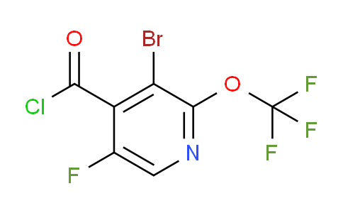 3-Bromo-5-fluoro-2-(trifluoromethoxy)pyridine-4-carbonyl chloride