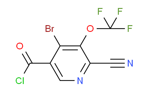 AM25736 | 1806157-81-2 | 4-Bromo-2-cyano-3-(trifluoromethoxy)pyridine-5-carbonyl chloride