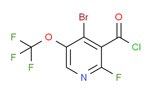 4-Bromo-2-fluoro-5-(trifluoromethoxy)pyridine-3-carbonyl chloride