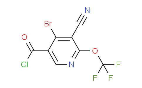 AM25746 | 1806105-90-7 | 4-Bromo-3-cyano-2-(trifluoromethoxy)pyridine-5-carbonyl chloride