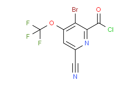 AM25752 | 1806028-24-9 | 3-Bromo-6-cyano-4-(trifluoromethoxy)pyridine-2-carbonyl chloride