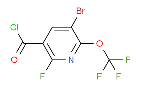 AM25753 | 1803985-69-4 | 3-Bromo-6-fluoro-2-(trifluoromethoxy)pyridine-5-carbonyl chloride