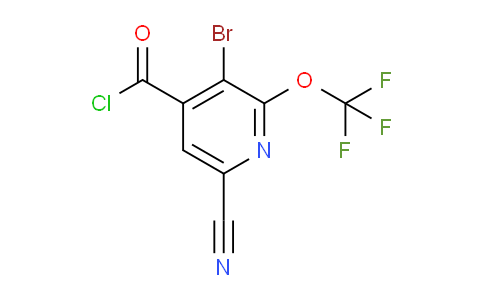 AM25754 | 1803666-48-9 | 3-Bromo-6-cyano-2-(trifluoromethoxy)pyridine-4-carbonyl chloride