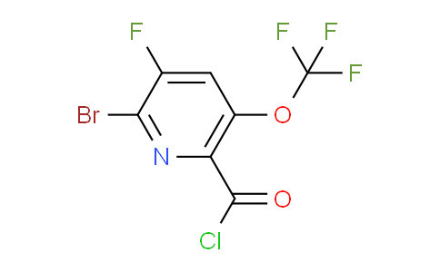 AM25756 | 1806086-90-7 | 2-Bromo-3-fluoro-5-(trifluoromethoxy)pyridine-6-carbonyl chloride