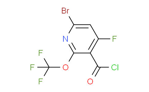AM25760 | 1804384-42-6 | 6-Bromo-4-fluoro-2-(trifluoromethoxy)pyridine-3-carbonyl chloride