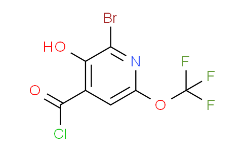 2-Bromo-3-hydroxy-6-(trifluoromethoxy)pyridine-4-carbonyl chloride