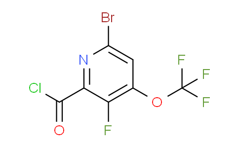 6-Bromo-3-fluoro-4-(trifluoromethoxy)pyridine-2-carbonyl chloride