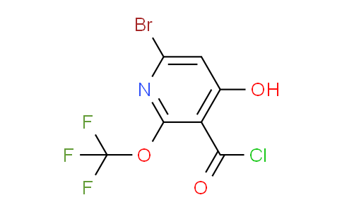 6-Bromo-4-hydroxy-2-(trifluoromethoxy)pyridine-3-carbonyl chloride
