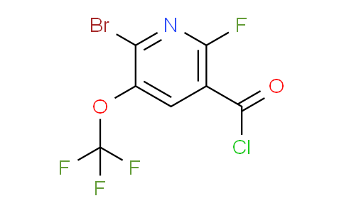 2-Bromo-6-fluoro-3-(trifluoromethoxy)pyridine-5-carbonyl chloride