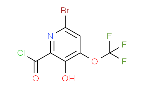6-Bromo-3-hydroxy-4-(trifluoromethoxy)pyridine-2-carbonyl chloride