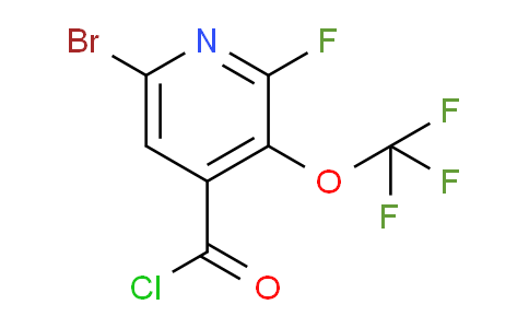 6-Bromo-2-fluoro-3-(trifluoromethoxy)pyridine-4-carbonyl chloride