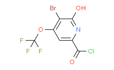 AM25777 | 1803677-04-4 | 3-Bromo-2-hydroxy-4-(trifluoromethoxy)pyridine-6-carbonyl chloride