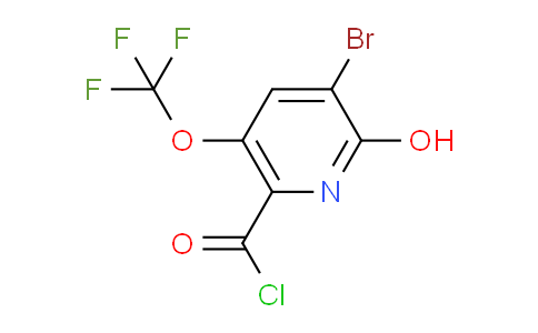 AM25779 | 1804448-24-5 | 3-Bromo-2-hydroxy-5-(trifluoromethoxy)pyridine-6-carbonyl chloride