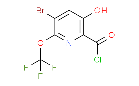 3-Bromo-5-hydroxy-2-(trifluoromethoxy)pyridine-6-carbonyl chloride