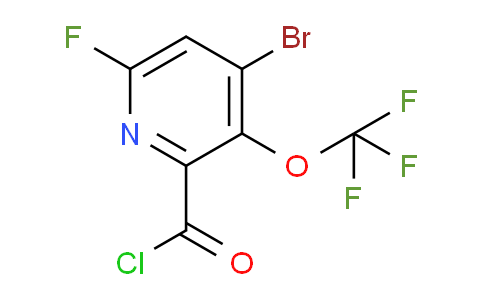 4-Bromo-6-fluoro-3-(trifluoromethoxy)pyridine-2-carbonyl chloride
