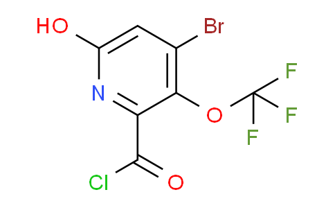 4-Bromo-6-hydroxy-3-(trifluoromethoxy)pyridine-2-carbonyl chloride