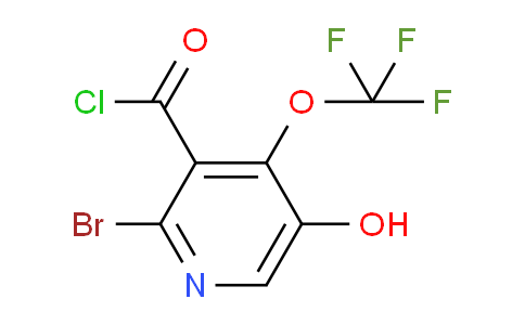 2-Bromo-5-hydroxy-4-(trifluoromethoxy)pyridine-3-carbonyl chloride