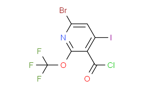 AM25811 | 1804613-51-1 | 6-Bromo-4-iodo-2-(trifluoromethoxy)pyridine-3-carbonyl chloride