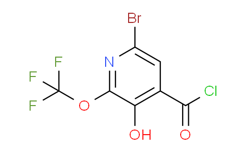 6-Bromo-3-hydroxy-2-(trifluoromethoxy)pyridine-4-carbonyl chloride