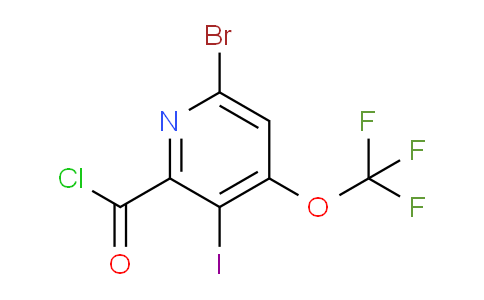 6-Bromo-3-iodo-4-(trifluoromethoxy)pyridine-2-carbonyl chloride