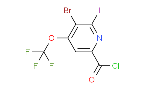 AM25818 | 1806127-47-8 | 3-Bromo-2-iodo-4-(trifluoromethoxy)pyridine-6-carbonyl chloride