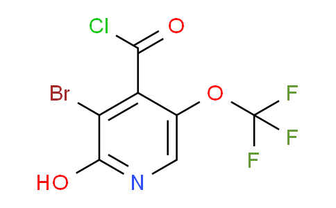 3-Bromo-2-hydroxy-5-(trifluoromethoxy)pyridine-4-carbonyl chloride