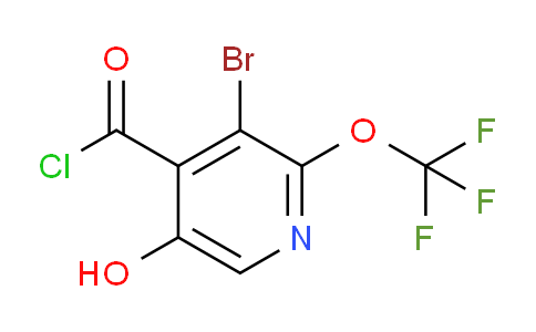 AM25826 | 1804652-43-4 | 3-Bromo-5-hydroxy-2-(trifluoromethoxy)pyridine-4-carbonyl chloride