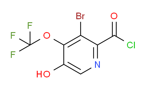 3-Bromo-5-hydroxy-4-(trifluoromethoxy)pyridine-2-carbonyl chloride