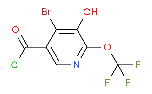 AM25833 | 1803911-12-7 | 4-Bromo-3-hydroxy-2-(trifluoromethoxy)pyridine-5-carbonyl chloride