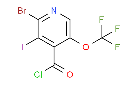 AM25841 | 1804613-37-3 | 2-Bromo-3-iodo-5-(trifluoromethoxy)pyridine-4-carbonyl chloride