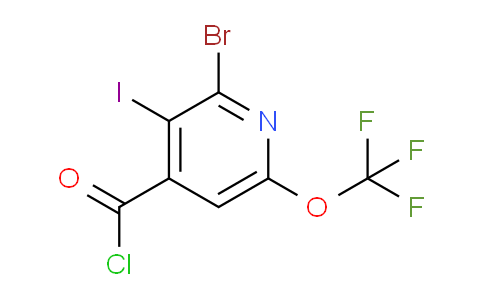 AM25843 | 1804582-01-1 | 2-Bromo-3-iodo-6-(trifluoromethoxy)pyridine-4-carbonyl chloride