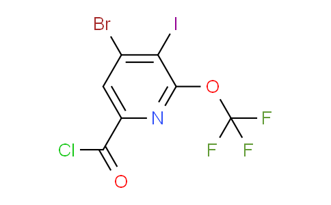 AM25848 | 1806220-24-5 | 4-Bromo-3-iodo-2-(trifluoromethoxy)pyridine-6-carbonyl chloride