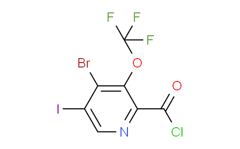 AM25852 | 1804582-24-8 | 4-Bromo-5-iodo-3-(trifluoromethoxy)pyridine-2-carbonyl chloride