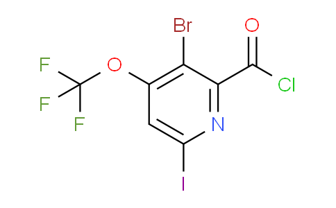 AM25856 | 1803994-46-8 | 3-Bromo-6-iodo-4-(trifluoromethoxy)pyridine-2-carbonyl chloride