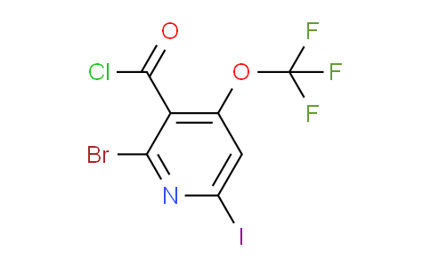 2-Bromo-6-iodo-4-(trifluoromethoxy)pyridine-3-carbonyl chloride