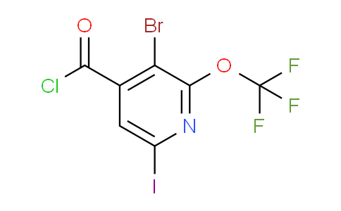 3-Bromo-6-iodo-2-(trifluoromethoxy)pyridine-4-carbonyl chloride