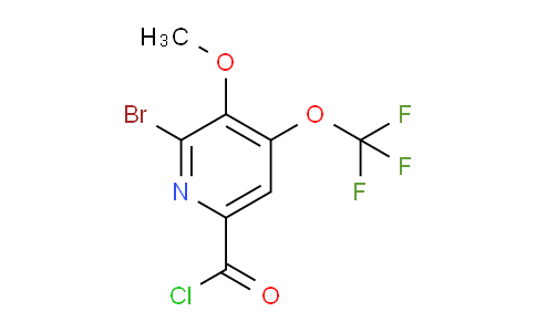 2-Bromo-3-methoxy-4-(trifluoromethoxy)pyridine-6-carbonyl chloride