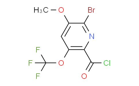 AM25861 | 1806193-88-3 | 2-Bromo-3-methoxy-5-(trifluoromethoxy)pyridine-6-carbonyl chloride