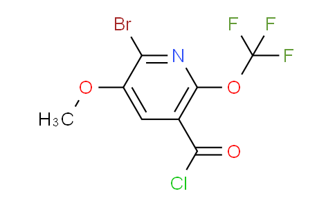 2-Bromo-3-methoxy-6-(trifluoromethoxy)pyridine-5-carbonyl chloride