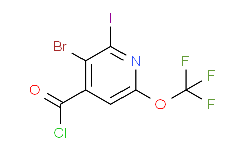 AM25869 | 1806220-17-6 | 3-Bromo-2-iodo-6-(trifluoromethoxy)pyridine-4-carbonyl chloride