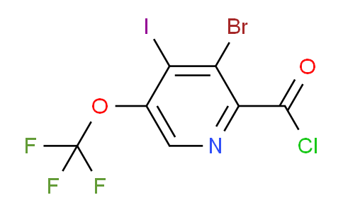 AM25871 | 1804564-34-8 | 3-Bromo-4-iodo-5-(trifluoromethoxy)pyridine-2-carbonyl chloride