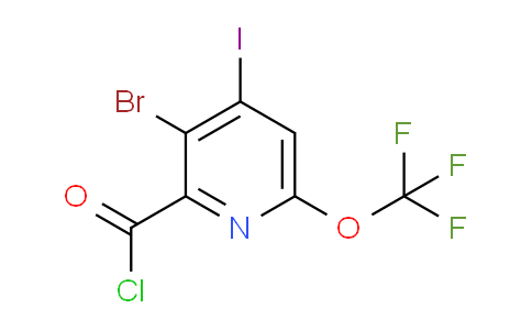 AM25872 | 1806127-55-8 | 3-Bromo-4-iodo-6-(trifluoromethoxy)pyridine-2-carbonyl chloride