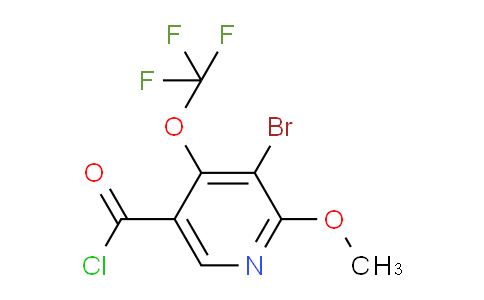 AM25878 | 1804638-46-7 | 3-Bromo-2-methoxy-4-(trifluoromethoxy)pyridine-5-carbonyl chloride
