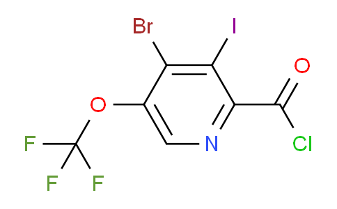 AM25890 | 1806223-58-4 | 4-Bromo-3-iodo-5-(trifluoromethoxy)pyridine-2-carbonyl chloride