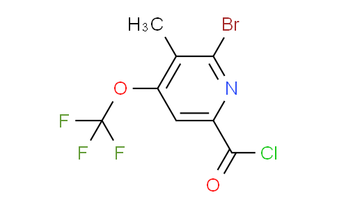 AM25900 | 1806213-03-5 | 2-Bromo-3-methyl-4-(trifluoromethoxy)pyridine-6-carbonyl chloride