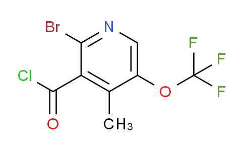 AM25904 | 1803577-04-9 | 2-Bromo-4-methyl-5-(trifluoromethoxy)pyridine-3-carbonyl chloride