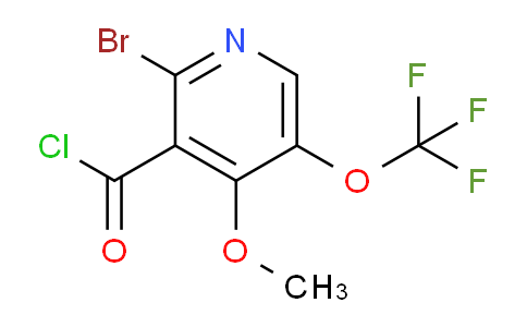 AM25908 | 1804600-25-6 | 2-Bromo-4-methoxy-5-(trifluoromethoxy)pyridine-3-carbonyl chloride